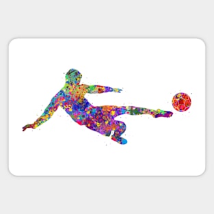 Soccer watercolor Magnet